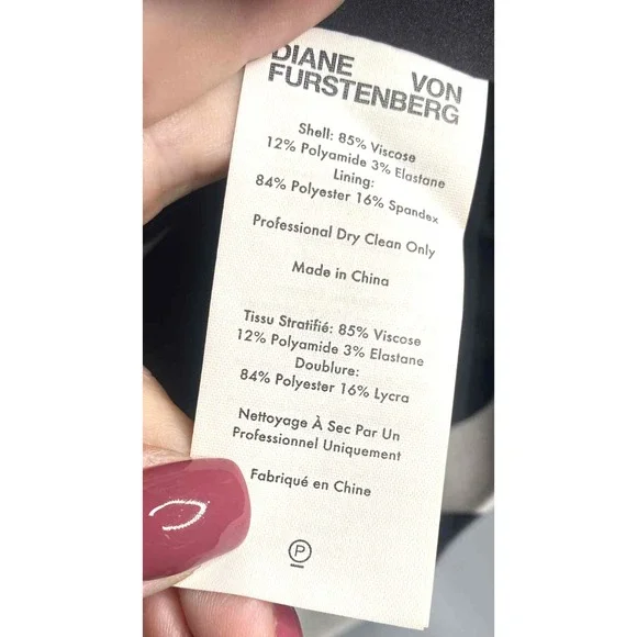 DVF Diane Von‎ Furstenberg Macie Cropped Pony Print in Blazer Jacket Size large